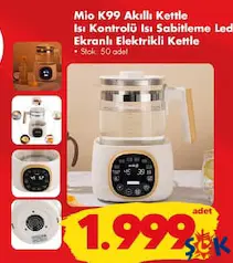 MİO K99 AKILLI KETTLE ISI KONTROLÜ ISI SABİTLEME LED EKRANLI ELEKTRİKLİ KETTLE